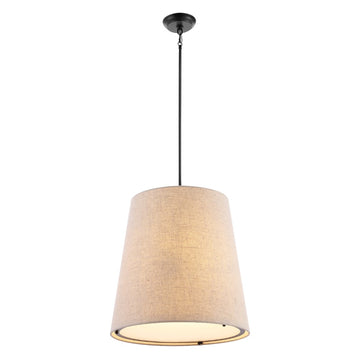 Arden 18" Farmhouse Bohemian Iron LED Pendant - JONATHAN Y